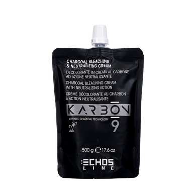 Echosline Karbon 9 Charcoal Bleaching & Neutralizing Cream 17.6oz