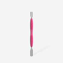 Load image into Gallery viewer, Staleks Manicure pusher Gummy with silicone handle UNIQ 10 TYPE 1 (rounded wide and rounded narrow pusher)