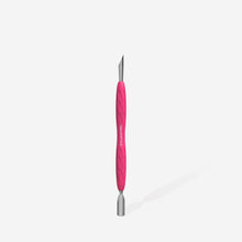 Load image into Gallery viewer, Staleks Manicure pusher Gummy with silicone handle UNIQ 10 TYPE 2 (rounded narrow and beveled pusher)