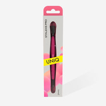 Load image into Gallery viewer, Staleks Manicure pusher Gummy with silicone handle UNIQ 10 TYPE 2 (rounded narrow and beveled pusher)