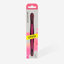 Load image into Gallery viewer, Staleks Manicure pusher Gummy with silicone handle UNIQ 11 TYPE 2 (beveled and loop pusher)