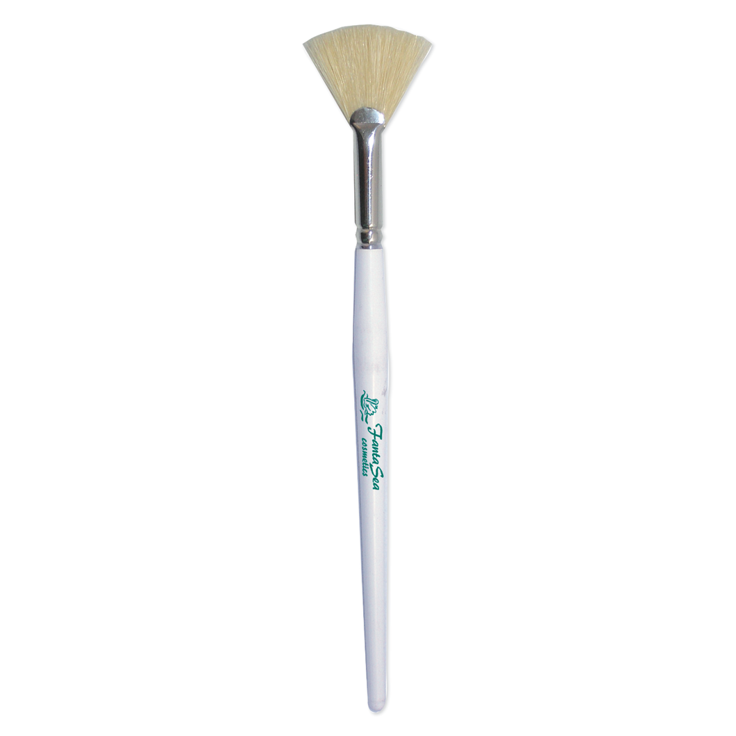 FantaSea Facial Treatment Brush, Boar Bristles, Large Fan