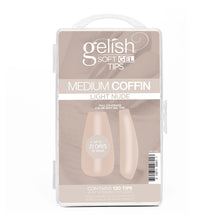 Cargar imagen en el visor de la galería, Gelish Soft Gel Tips 120CT - Medium Coffin Light Nude