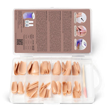 Cargar imagen en el visor de la galería, Gelish Soft Gel Tips 120CT - Medium Coffin Nude