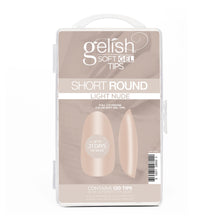 Cargar imagen en el visor de la galería, Gelish Soft Gel Tips 120CT - Short Round Light Nude