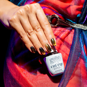 Gelish Cat Eye Can You Candle It? - Orange Effect