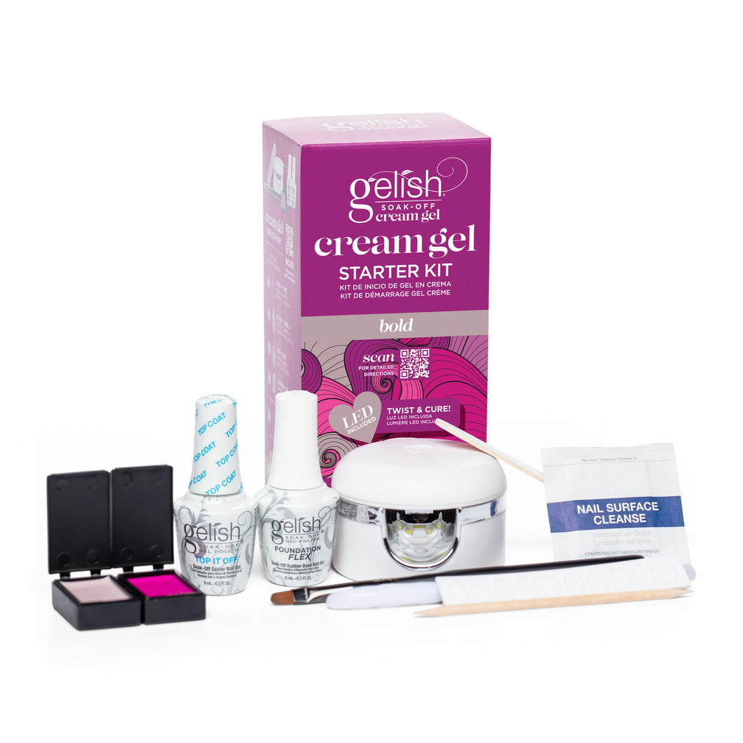 Gelish Cream Gel Starter Kit Bold *CLEARANCE*