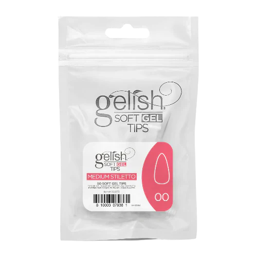 Gelish Soft Gel Tips Refill Bag - Medium Stiletto