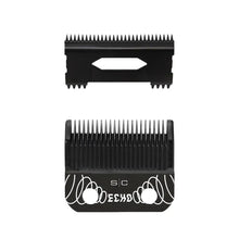 Cargar imagen en el visor de la galería, Stylecraft SC Replacement ECHO Faper Fixed Black Diamond Carbon DLC Hair Clipper Blade with DLC Deep Tooth Cutter Set