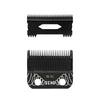 Stylecraft SC Replacement ECHO Faper Fixed Black Diamond Carbon DLC Hair Clipper Blade with DLC Deep Tooth Cutter Set