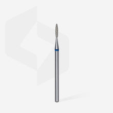 Load image into Gallery viewer, Staleks Diamond nail drill bit flame blue EXPERT head diameter 1,6 mm / working part 8 mm