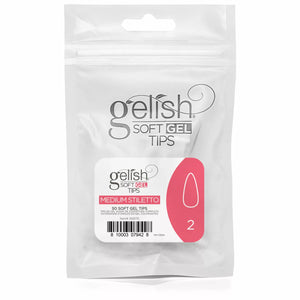 Gelish Soft Gel Tips Refill Bag - Medium Stiletto