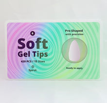 Load image into Gallery viewer, Spiral Soft Gel Tips