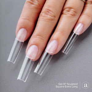 Apres GEL-X® SCULPTED SQUARE EXTRA LONG BOX OF TIPS - PRO (420PCS)