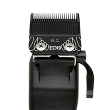 Cargar imagen en el visor de la galería, Stylecraft SC Replacement ECHO Faper Fixed Black Diamond Carbon DLC Hair Clipper Blade with DLC Deep Tooth Cutter Set