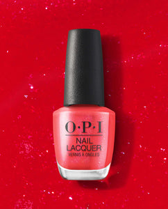 OPI LEFT YOUR TEXTS ON RED