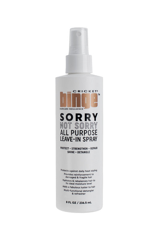 Cricket Binge Sorry Not Sorry Leave-In Spray 8oz