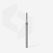 Load image into Gallery viewer, Staleks Diamond nail drill bit, rounded “cylinder”, blue, head diameter 1.4 mm/ working part 8 mm