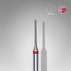 Staleks Diamond nail drill bit needle red EXPERT head diameter 1 mm / working part 10 mm