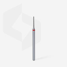 Load image into Gallery viewer, Staleks Diamond nail drill bit needle red EXPERT head diameter 1 mm / working part 10 mm