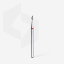 Load image into Gallery viewer, Staleks Diamond nail drill bit pointed bud red EXPERT head diameter 1,8 mm / working part 4 mm