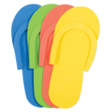 Cargar imagen en el visor de la galería, DL Non-Slip Pedi Slippers 12PK