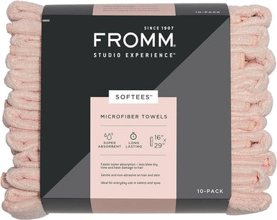 Fromm Softees Microfiber Towels Pink 10PK