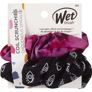 Wet Brush Coil Scrunchies Chouchous Spirales