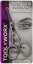 Load image into Gallery viewer, Tool Worx 3.5in Nose Hair Scissor