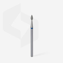 Cargar imagen en el visor de la galería, Staleks Diamond nail drill bit drop blue EXPERT head diameter 2,3 mm / working part 5 mm