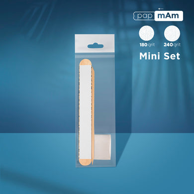 STALEKS Disposable set PRO (papmAm Mix on a wooden base 100/180 grit, buff 180/240 grit, orange stick 110 mm)