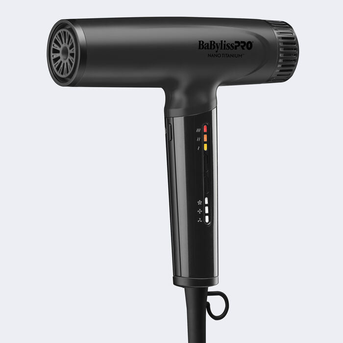 BABYLISSPRO® NANO TITANIUM™ MATTE BLACK LIGHT IONIC HIGH-SPEED DRYER