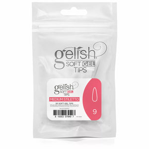 Gelish Soft Gel Tips Refill Bag - Medium Stiletto