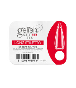 Gelish Soft Gel Tips Refill Bag - Long Stiletto