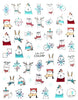 STICKERS NAILS  ASST
