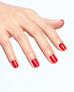 OPI LEFT YOUR TEXTS ON RED