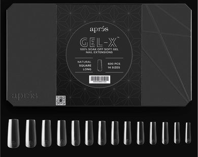 Aprés GEL-X® Natural Square Long Box (600 PCS)