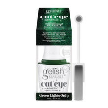 Cargar imagen en el visor de la galería, Gelish Cat Eye Green Lights Only - Green Effect