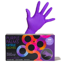 Load image into Gallery viewer, FRAMAR PURPLE PALMS GLOVES LARGE