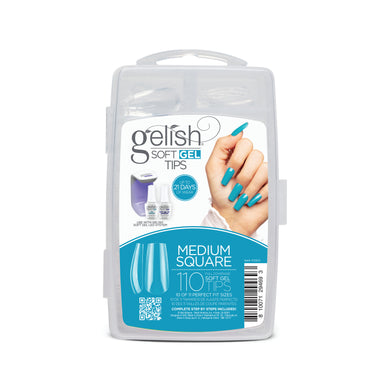 Gelish Soft Gel Tips Square Medium 110ct