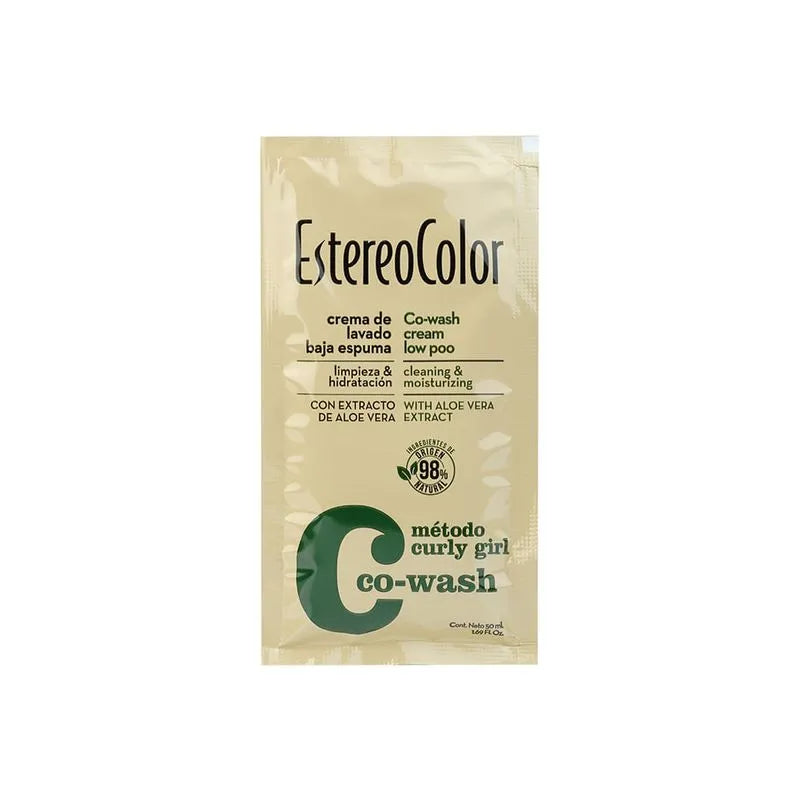 EstereoColor Crema de Lavado Baja Espuma Metodo Curly Girl