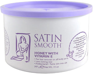 Satin Smooth Honey Wax with vitamin E