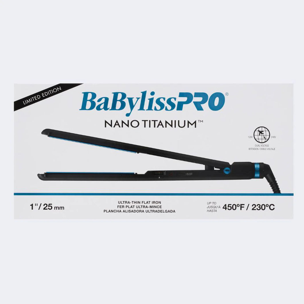 Babyliss Pro Nano Titanium Ultra Thin Flat Iron 11/2”