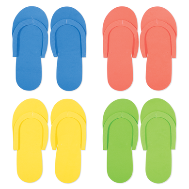 DL Non-Slip Pedi Slippers 12PK