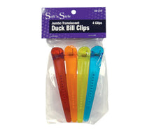 Cargar imagen en el visor de la galería, Soft’n Style Jumbo Translucent Duck Bill Clips