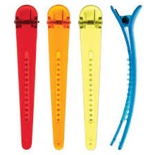 Cargar imagen en el visor de la galería, Soft’n Style Jumbo Translucent Duck Bill Clips