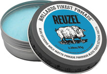Load image into Gallery viewer, Reuzel Pomade Blue Extreme Hold Matte 3.38oz