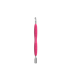 Staleks Manicure pusher Gummy with silicone handle UNIQ 10 TYPE 4.2 (rounded narrow pusher and bent blade)