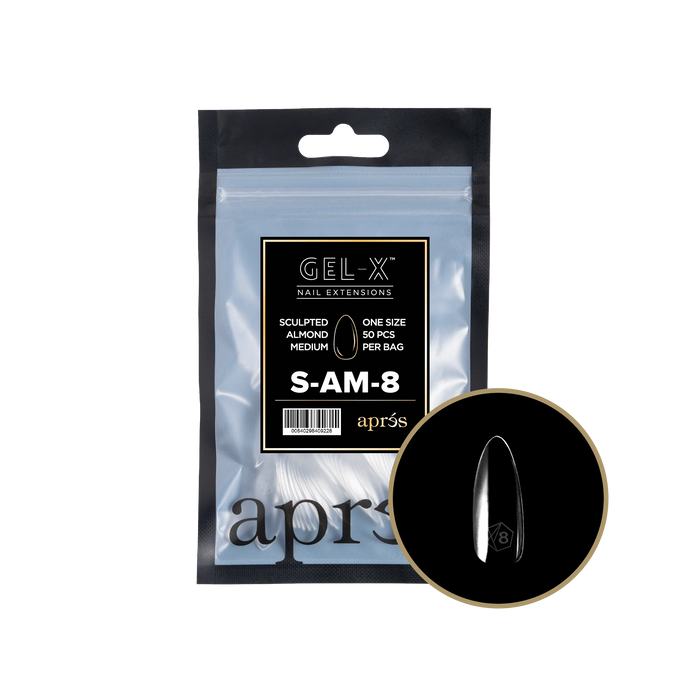 Apres GEL-X® Sculpted almond medium - Refill Bags