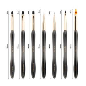 *PRE-VENTA* APRÉS ART BRUSH SET - 7PCS W/ HOLDER